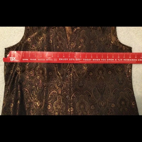 NWT Coldwater Creek sleeveless top, XL - Picture 4 of 6